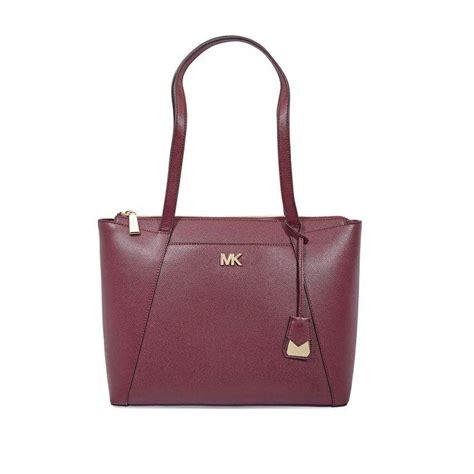 maddie medium leather tote by michael kors|Maddie Medium Crossgrain Leather Tote Bag.